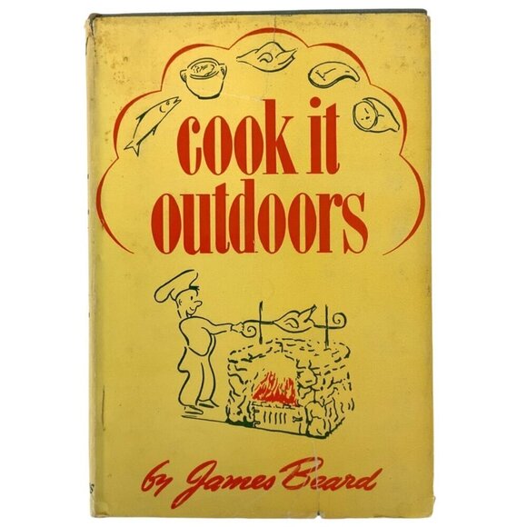 Cook It Outdoors By James Beard 1951 Cookbook Hardcover Tenth Printing - Picture 1 of 15